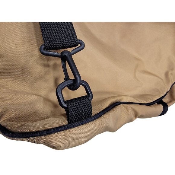 Maggie Mather Tan & Pink Sling Backpack With Multiple Zipper Pockets & Adjustabl - Picture 11 of 12